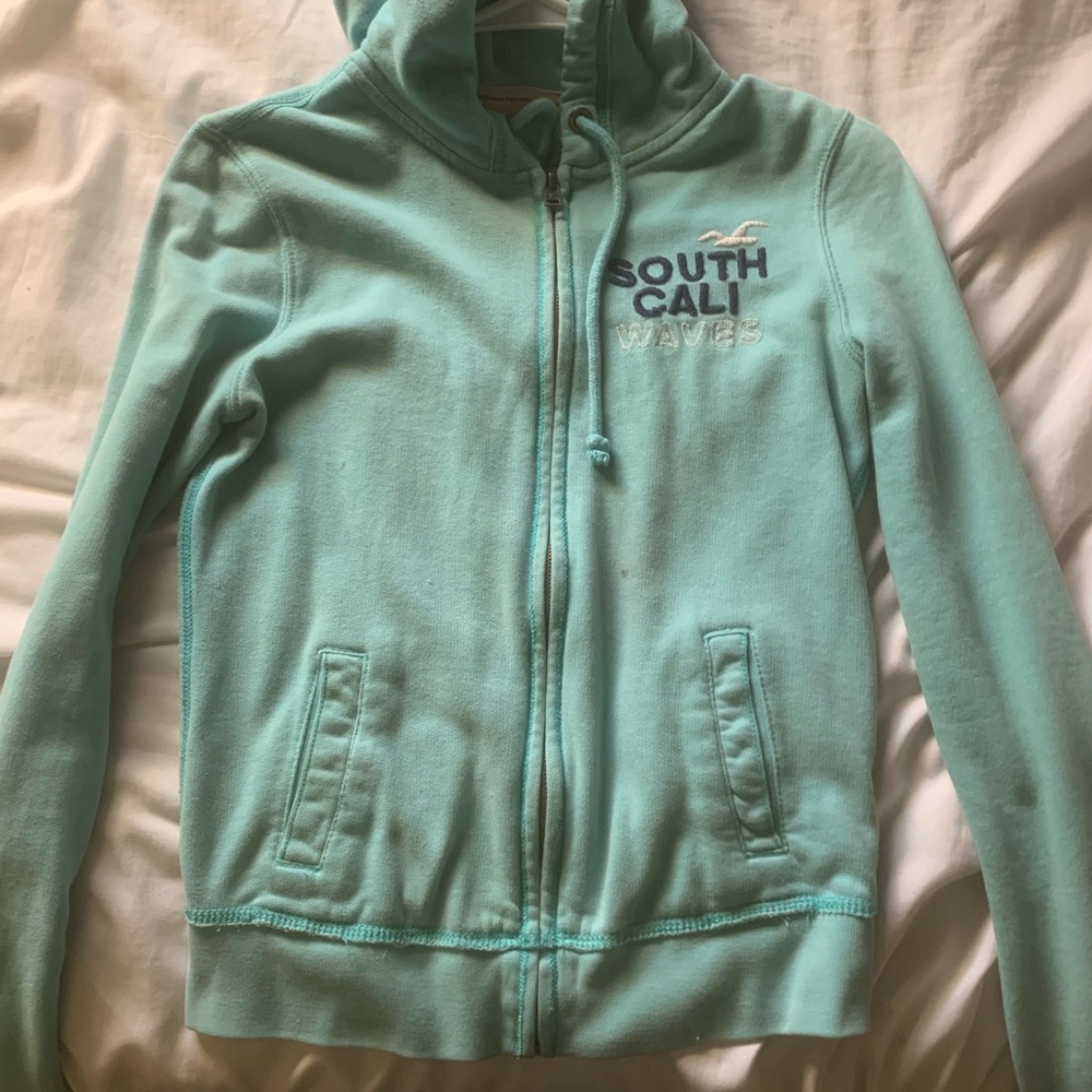 Hollister zip up hoodie